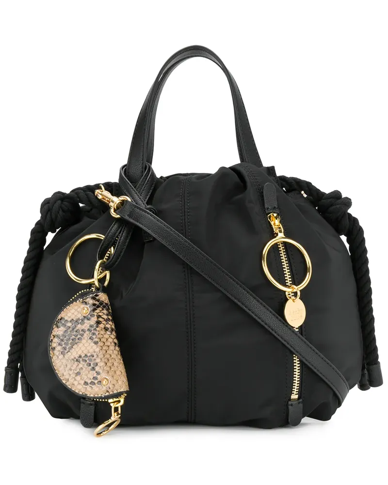 See by Chloé Mini 'Flo' Handtasche - Schwarz Schwarz