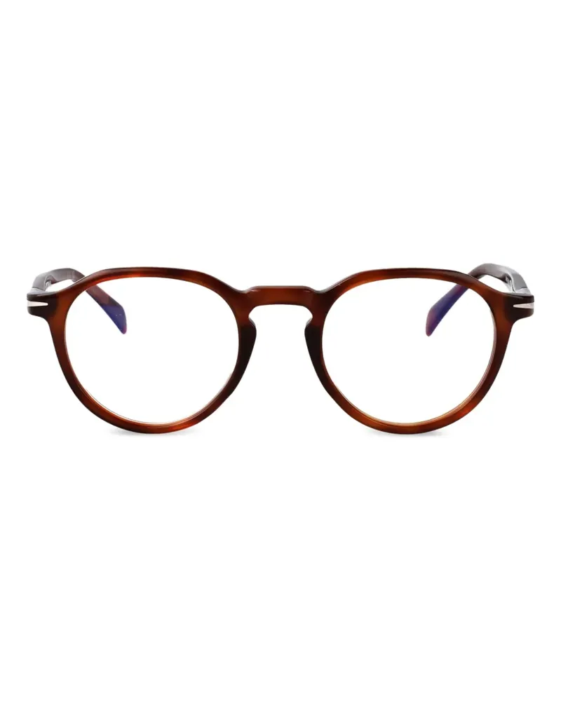 EYEWEAR by DAVID BECKHAM Brille mit rundem Gestell - Braun Braun