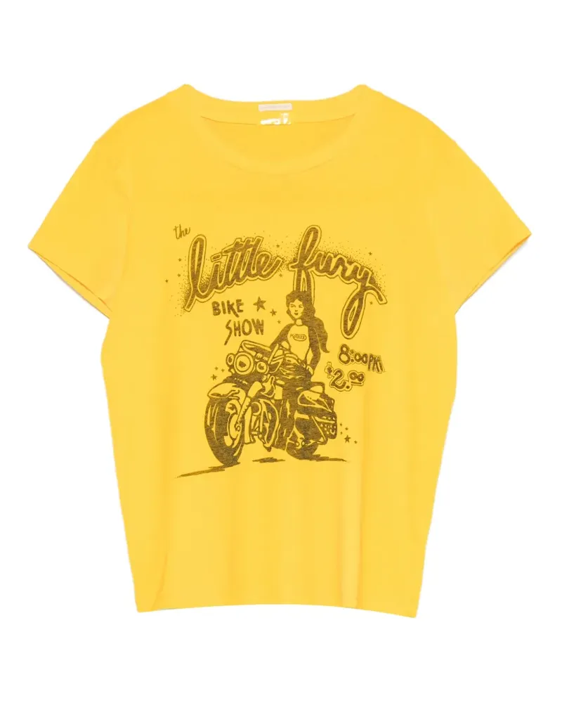 Mother T-Shirt mit Print - Gelb Gelb