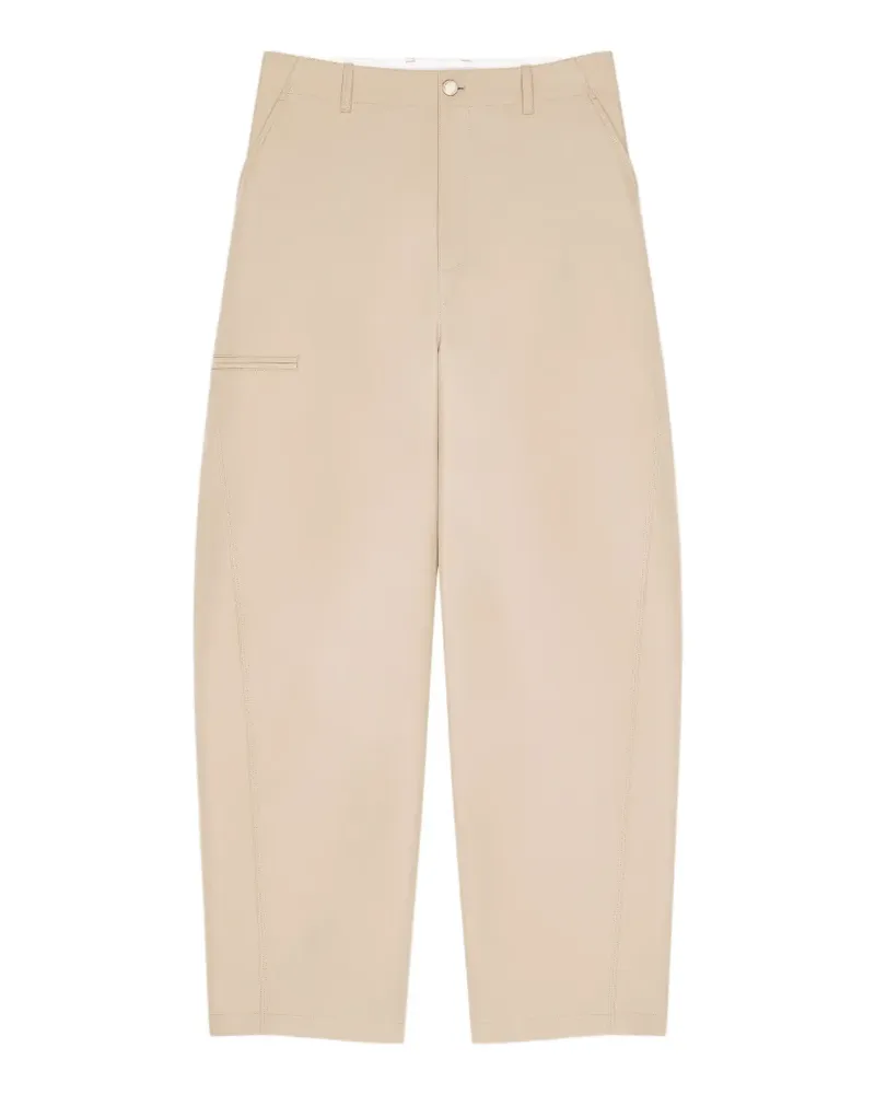 Givenchy Couture Seam Hose mit Logo-Patch - Nude Nude