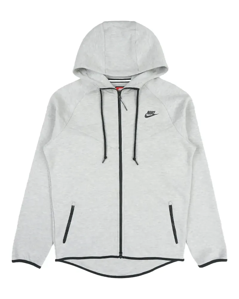 Nike Kapuzenjacke mit Swoosh - Grau Grau