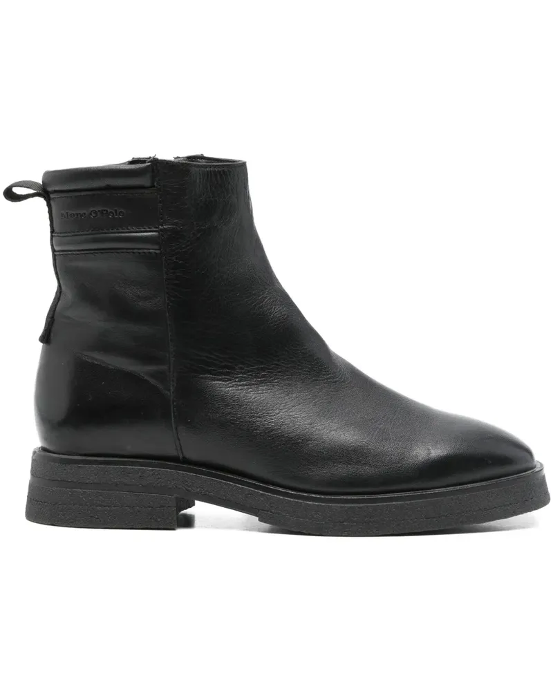Marc O'Polo Stiefeletten mit Reißverschluss - Schwarz Schwarz