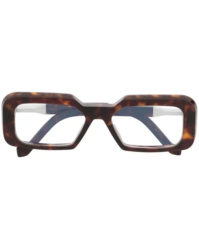 VAVA EYEWEAR Eckige Brille in Schildpattoptik - Braun Braun