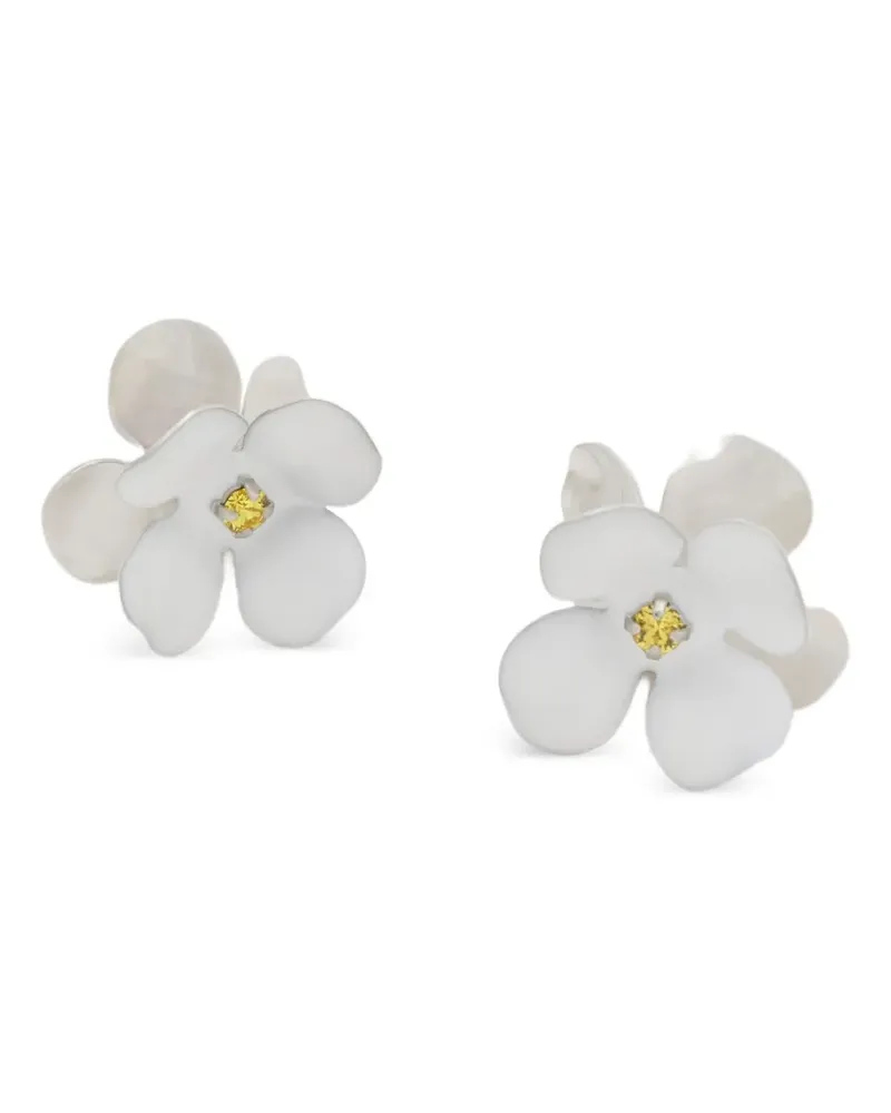 Marni daisy-stud earrings - Silber Silber