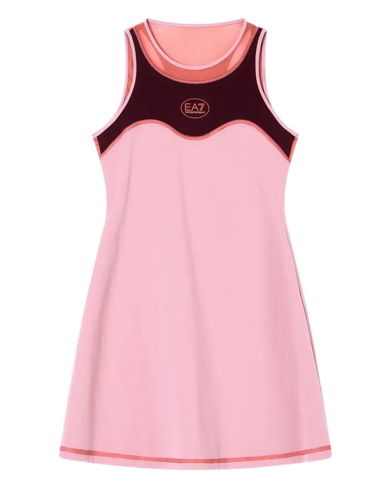 EA7 Tenniskleid mit Mesh-Einsatz - Rosa Rosa
