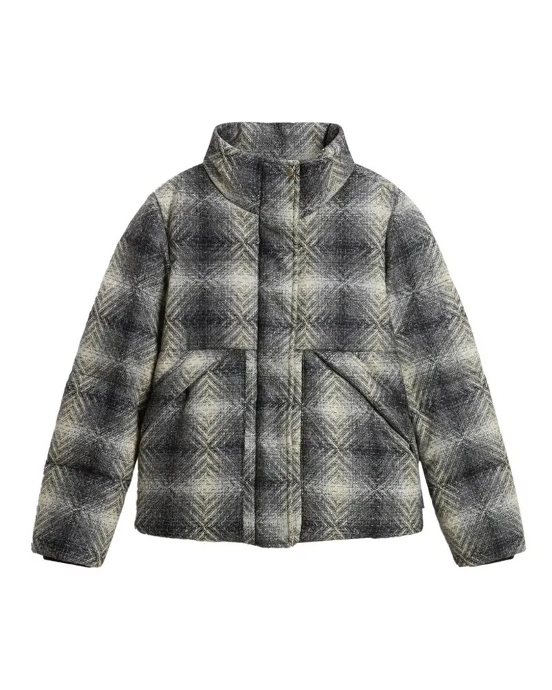 Woolrich Karierte Hemdjacke - Grau Grau