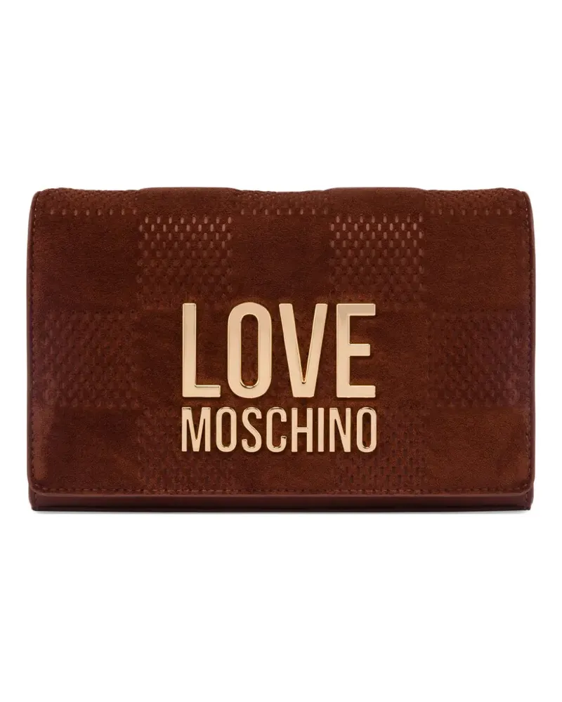 Moschino Umhängetasche mit Logo-Schild - 20A - Rosso 20a