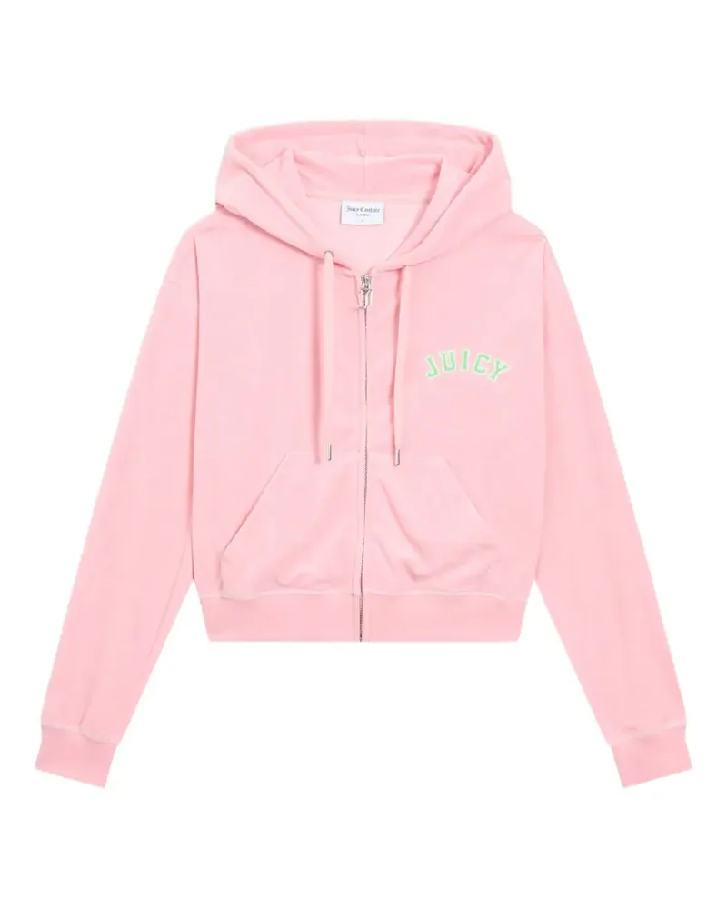 Juicy Couture Collegiate Cropped-Hoodie - Rosa Rosa