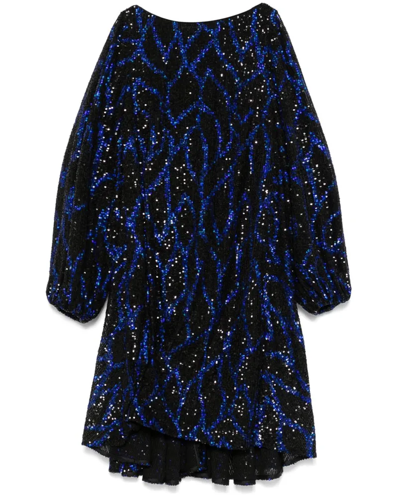 Talbot Runhof Comma4 Minikleid - Schwarz Schwarz