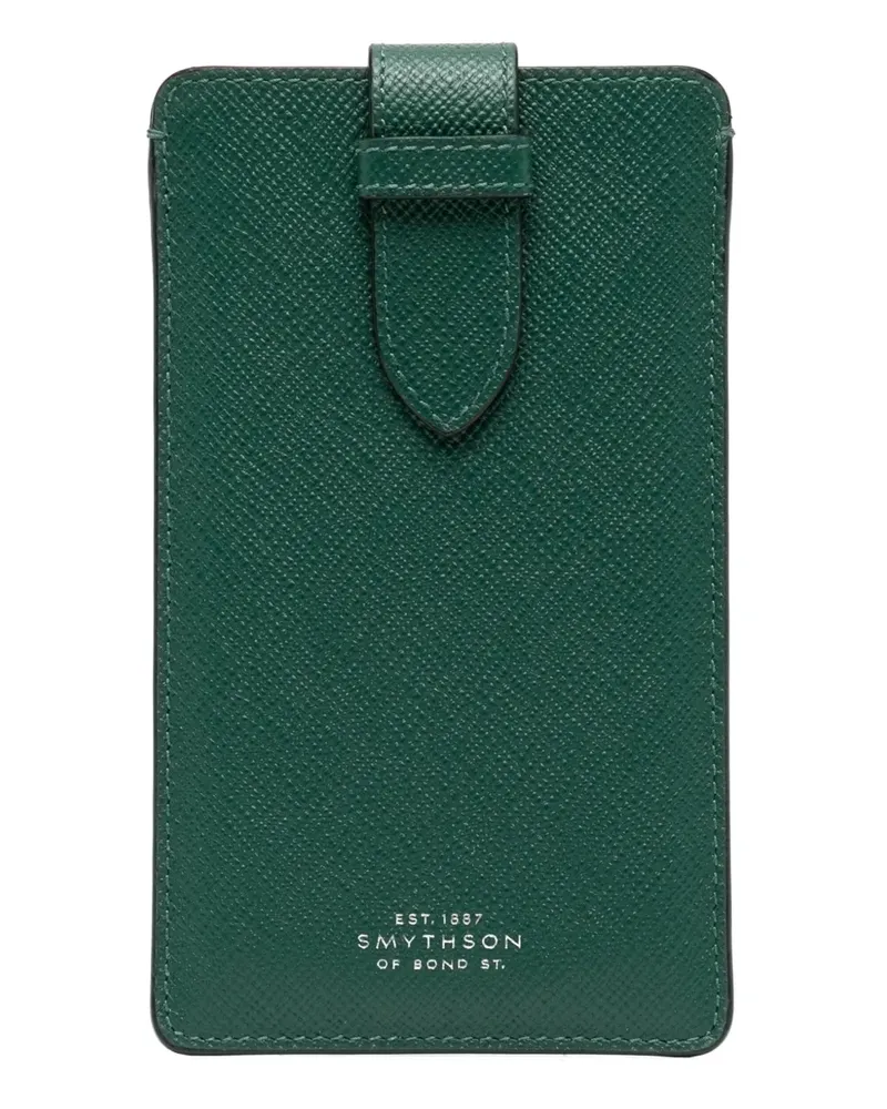 Smythson Panama Handyhülle - Grün Grün