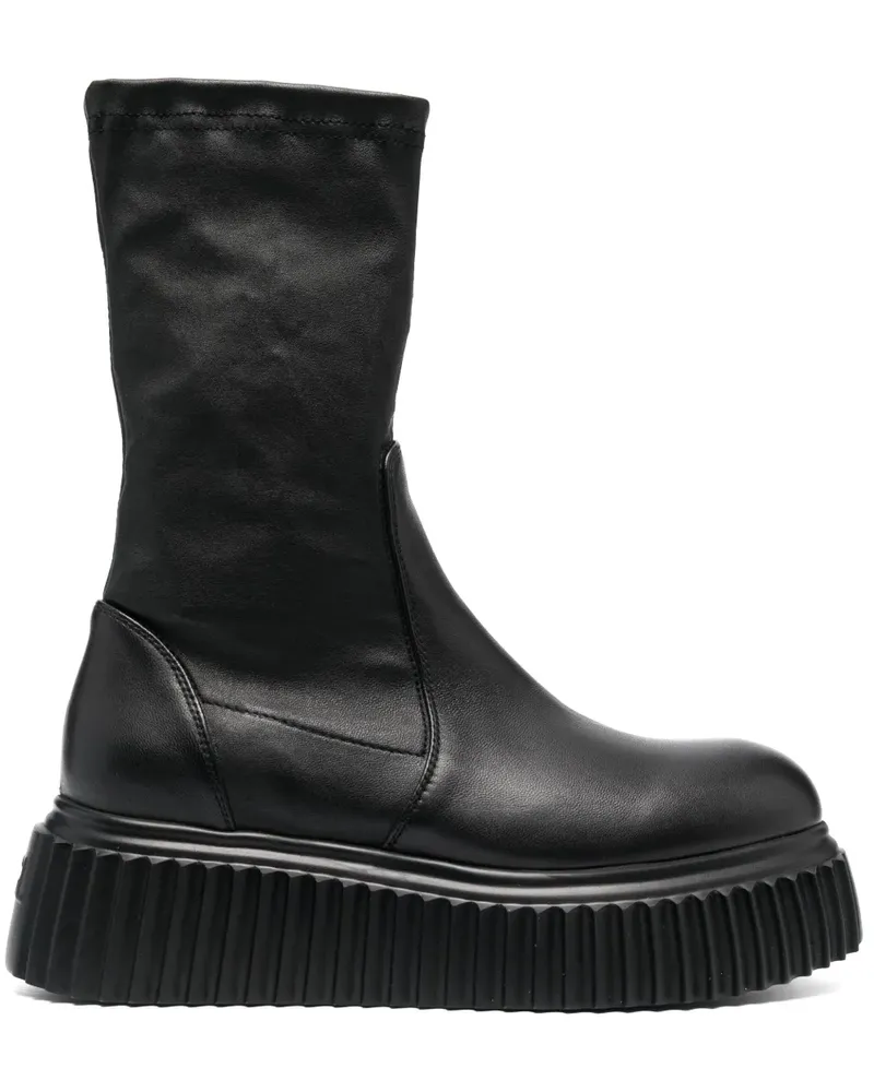 Attilio Giusti Leombruni Milagros Stiefel 65mm - Schwarz Schwarz