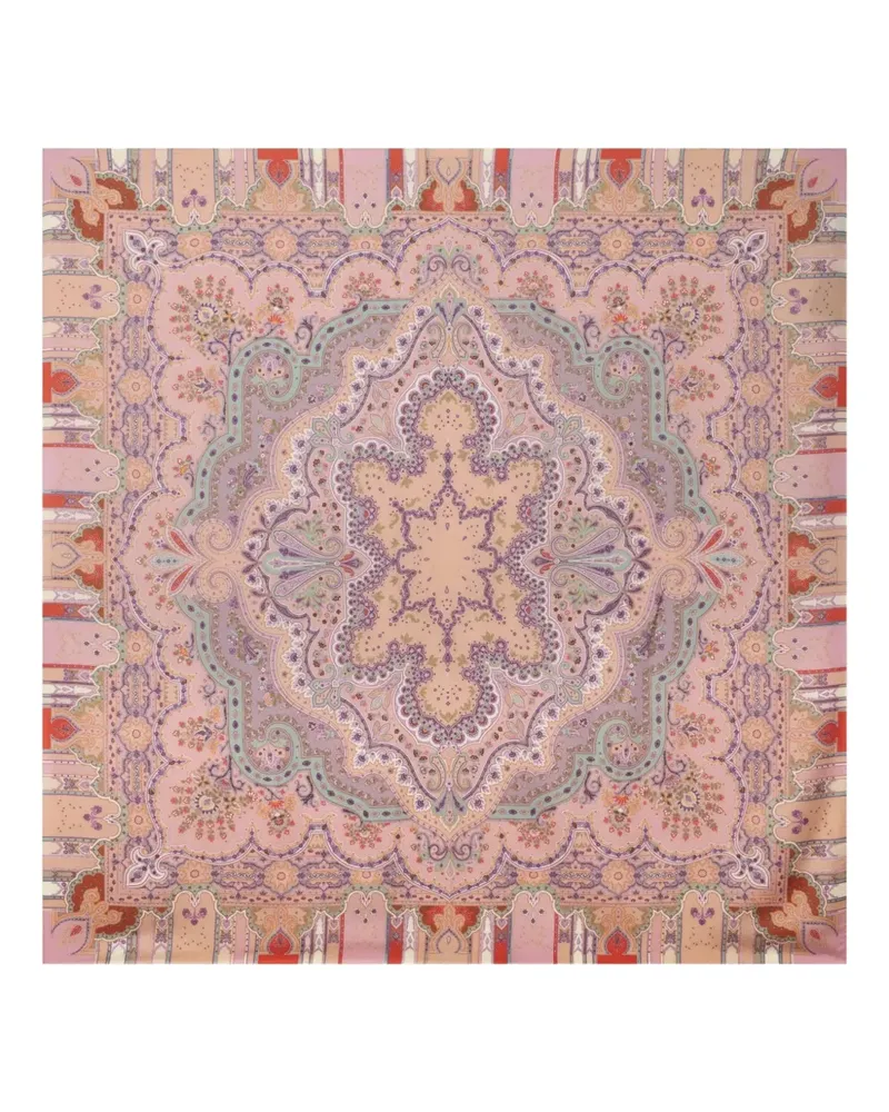 Etro Schal mit Paisley-Print - Rosa Rosa