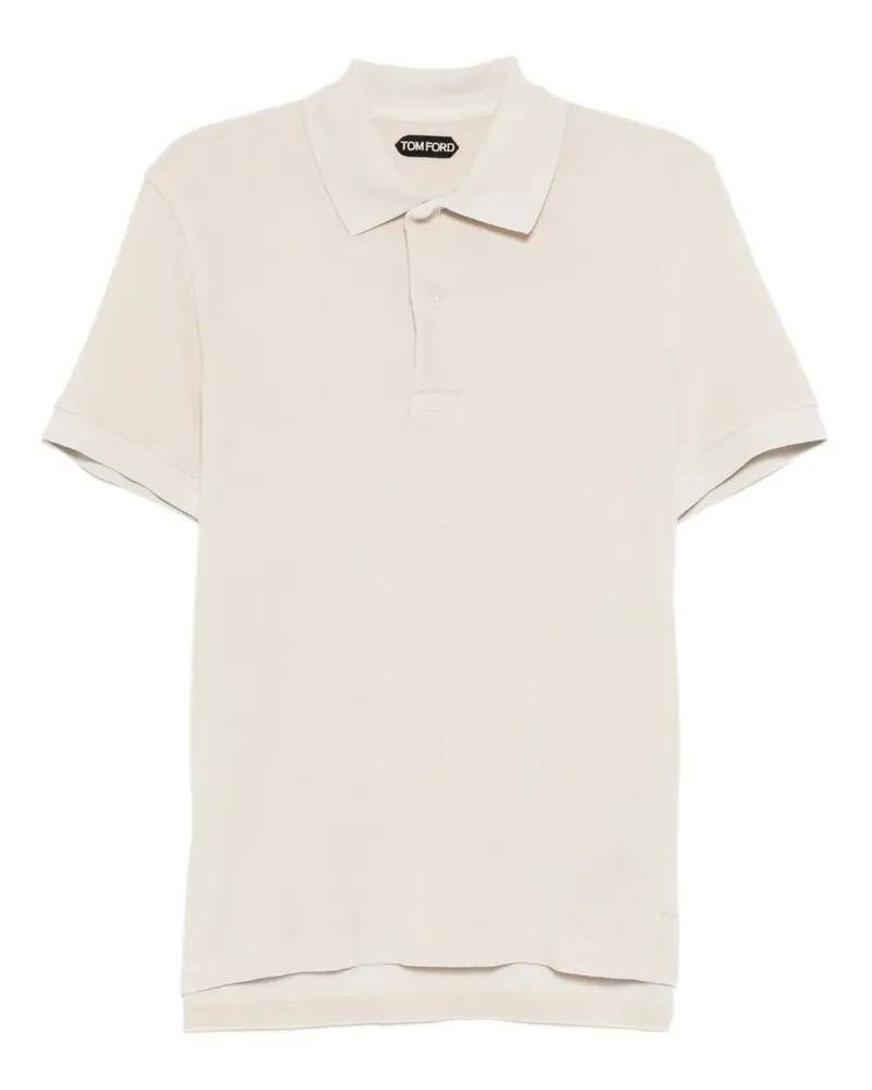 Tom Ford Poloshirt aus Frottee - Nude Nude