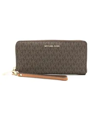 Michael Kors Jet Set Portemonnaie Braun