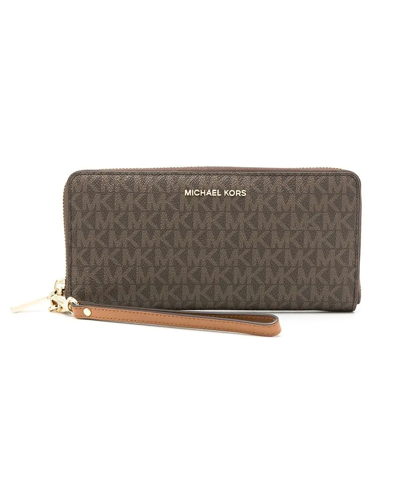 Michael Kors Jet Set Portemonnaie - Braun Braun