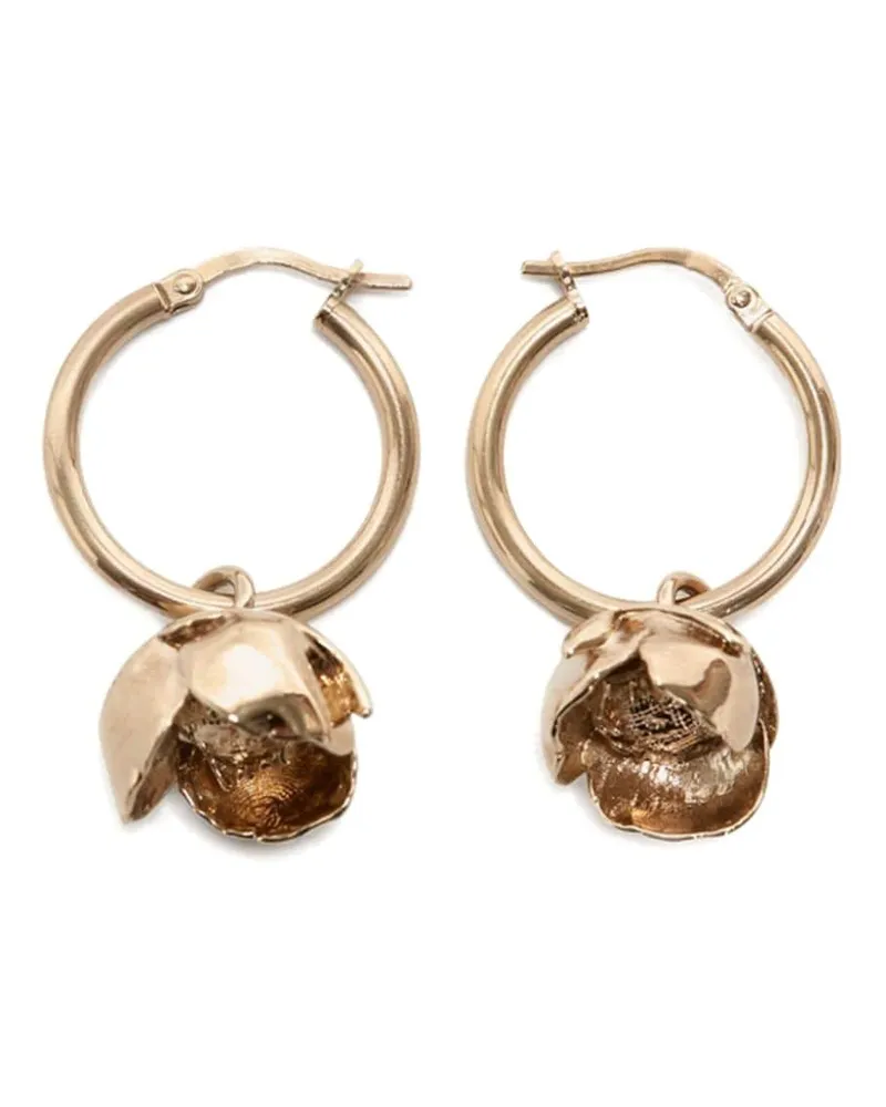 Victoria Beckham Camellia Creolen - Gold Gold