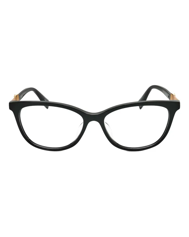Trussardi cat-eye frame glasses - Schwarz Schwarz