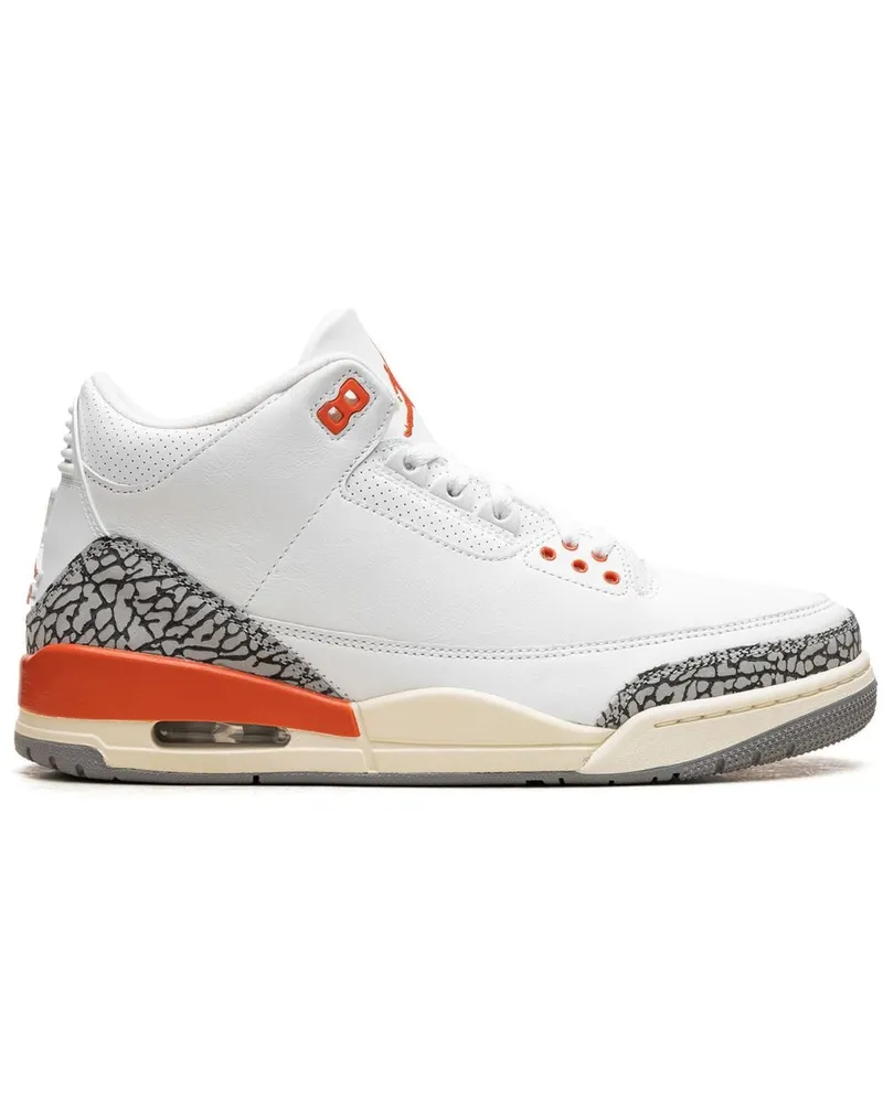 Jordan Air  3 Retro "Georgia Peach" Sneakers - Weiß Weiß