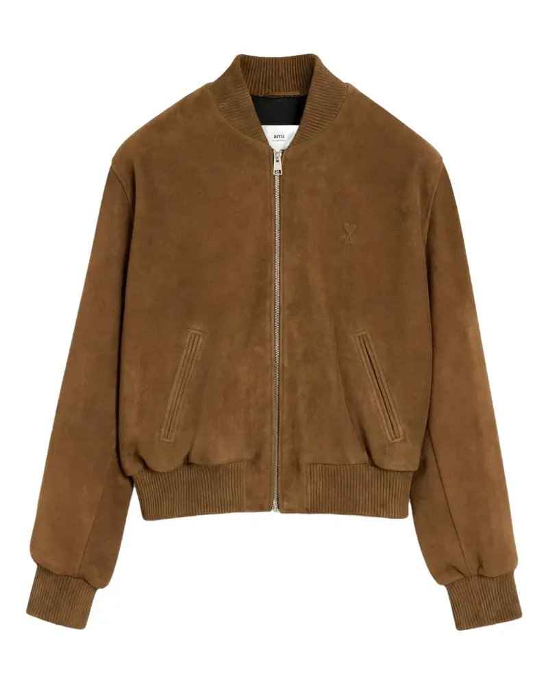 AMI Paris Jacke aus Wildleder - Braun Braun