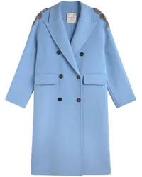 Ermanno Scervino Doppelreihiger Mantel Blau