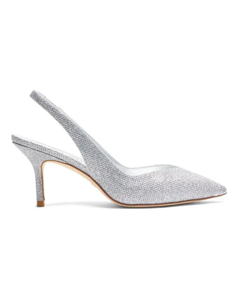 Stuart Weitzman Eva slingback pumps - Silber Silber