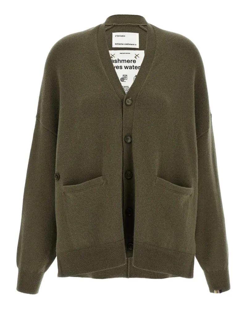 extreme cashmere N°24 Tokio cardigan - Grün Grün