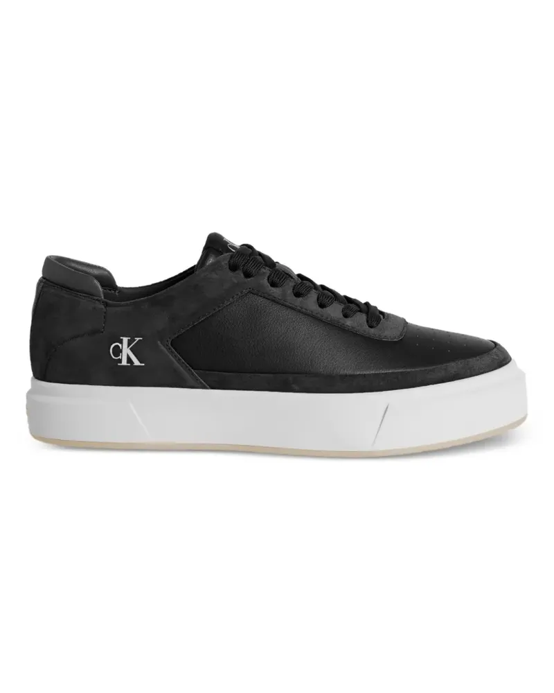 Calvin Klein panelled sneakers - Schwarz Schwarz