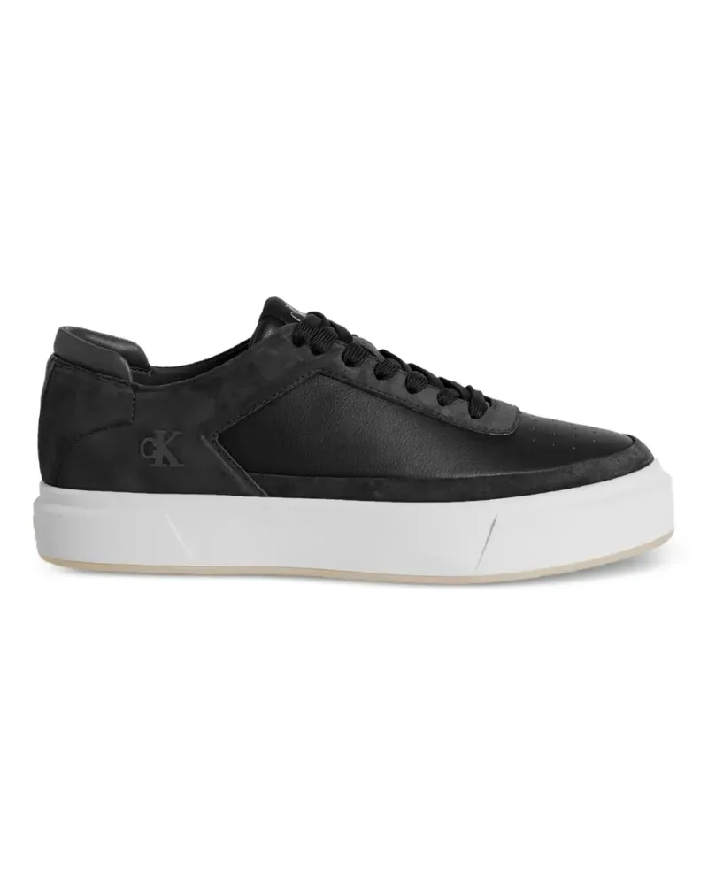 Calvin Klein Sneakers mit Einsätzen - Schwarz Schwarz