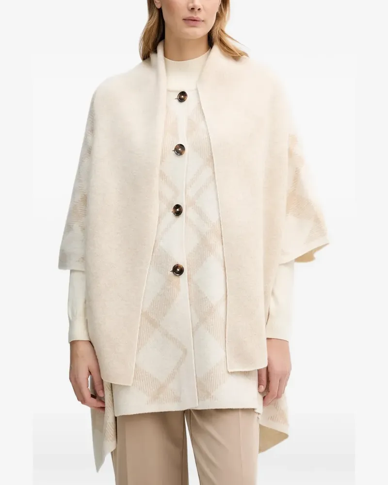 Barbour Kariertes Vienna Cape - Nude Nude