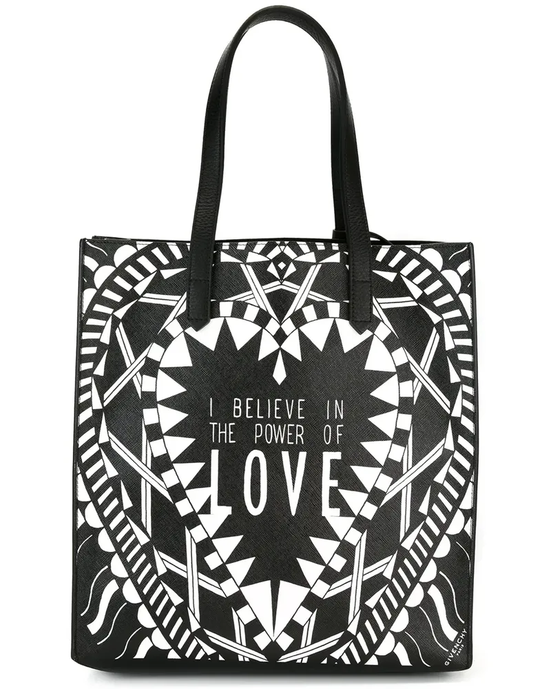 Givenchy Power of Love' Shopper - Schwarz Schwarz