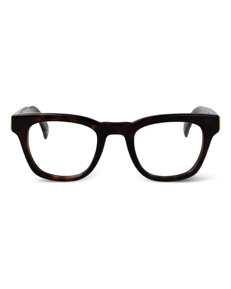 Dunhill Brille mit eckigem Gestell - Braun Braun