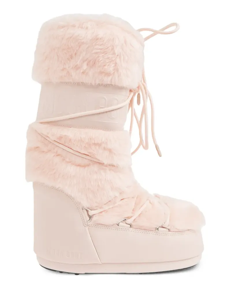 Moon Boot faux-fur snow boots - Rosa Rosa
