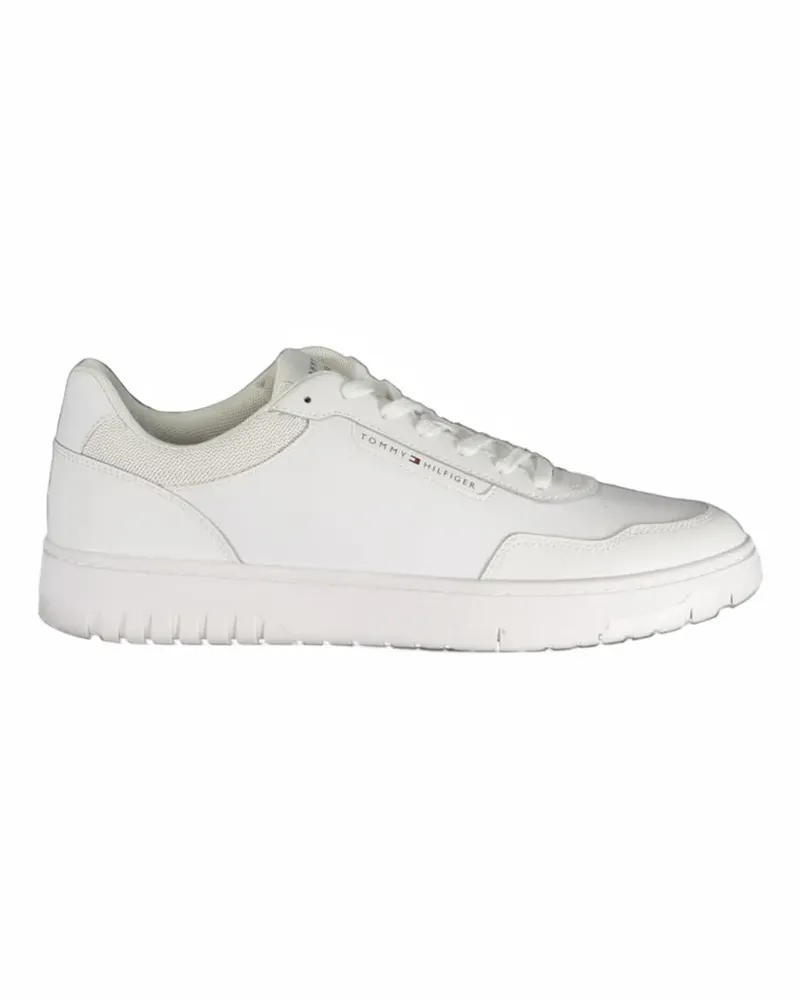 Tommy Hilfiger Sneakers mit Logo-Print - Weiß Weiß