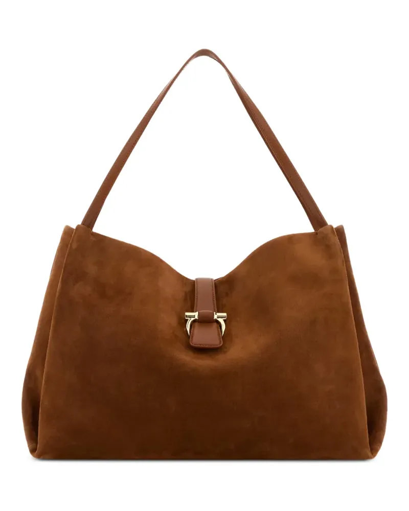 Ferragamo Shopper aus Wildleder - Braun Braun