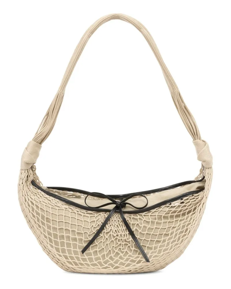 Christophe Lemaire Croissant Filt Schultertasche - Nude Nude