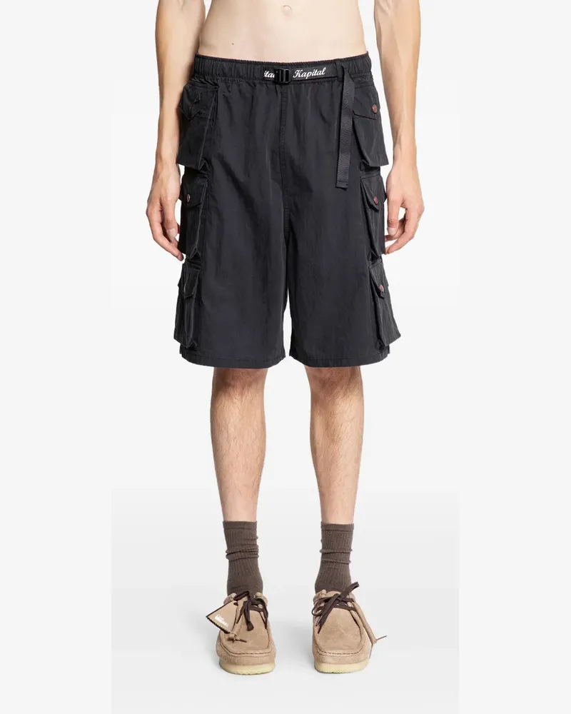 KAPITAL Nam Shorts - Schwarz Schwarz