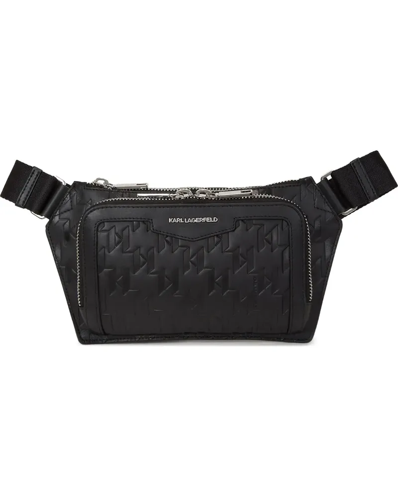 Karl Lagerfeld K/Loom Gürteltasche - Schwarz Schwarz