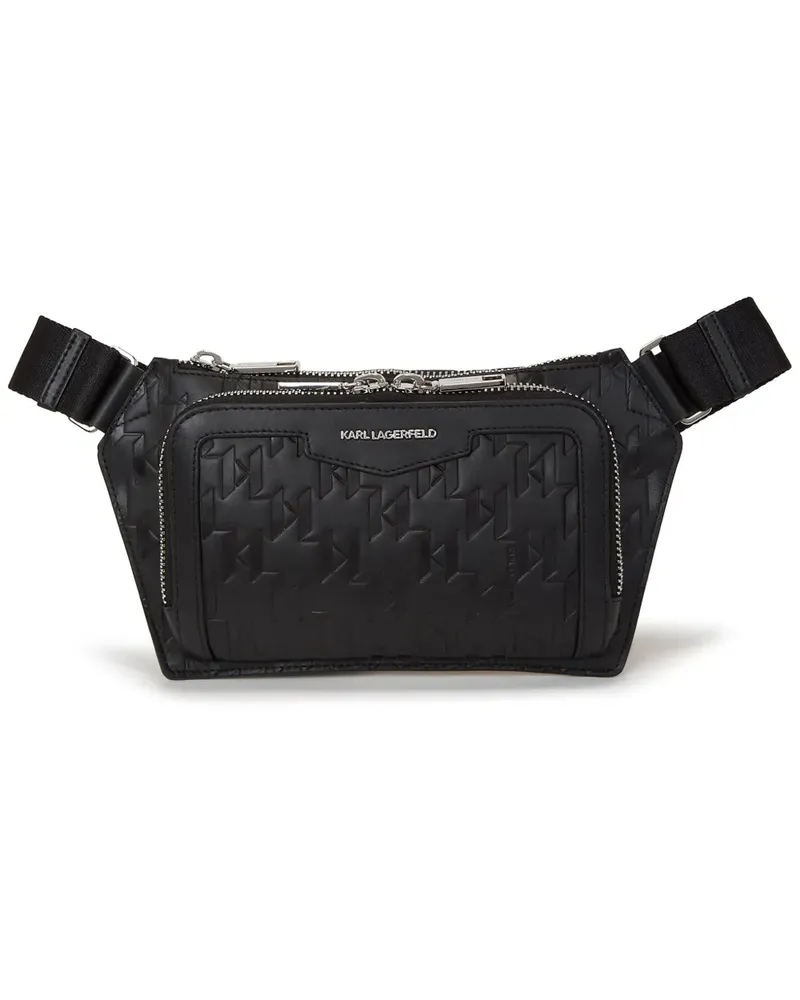 Karl Lagerfeld K/Loom Gürteltasche - Schwarz Schwarz