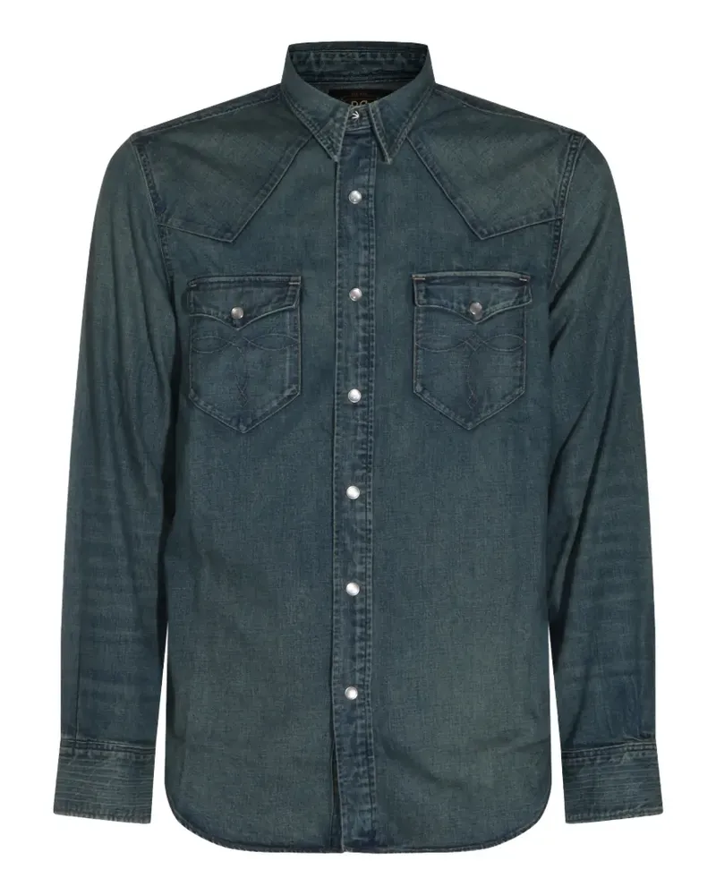 Ralph Lauren Jeanshemd im Western-Look - Blau Blau