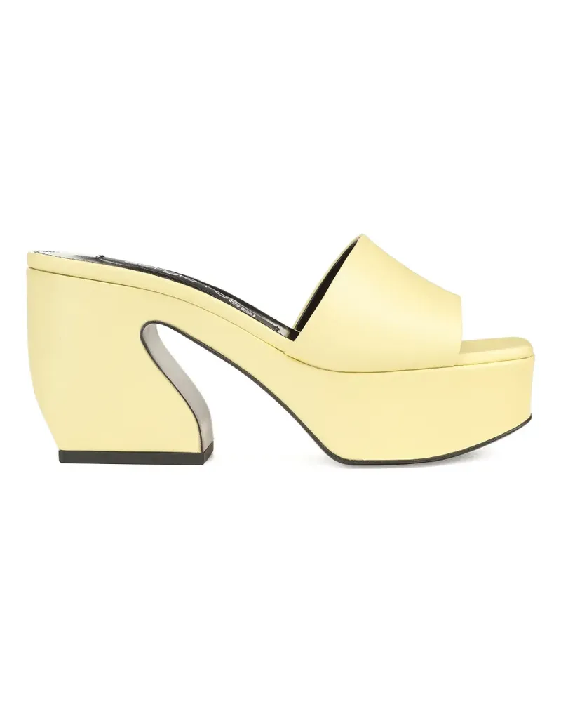 Sergio Rossi Si Rossi Plateau-Sandalen - Gelb Gelb