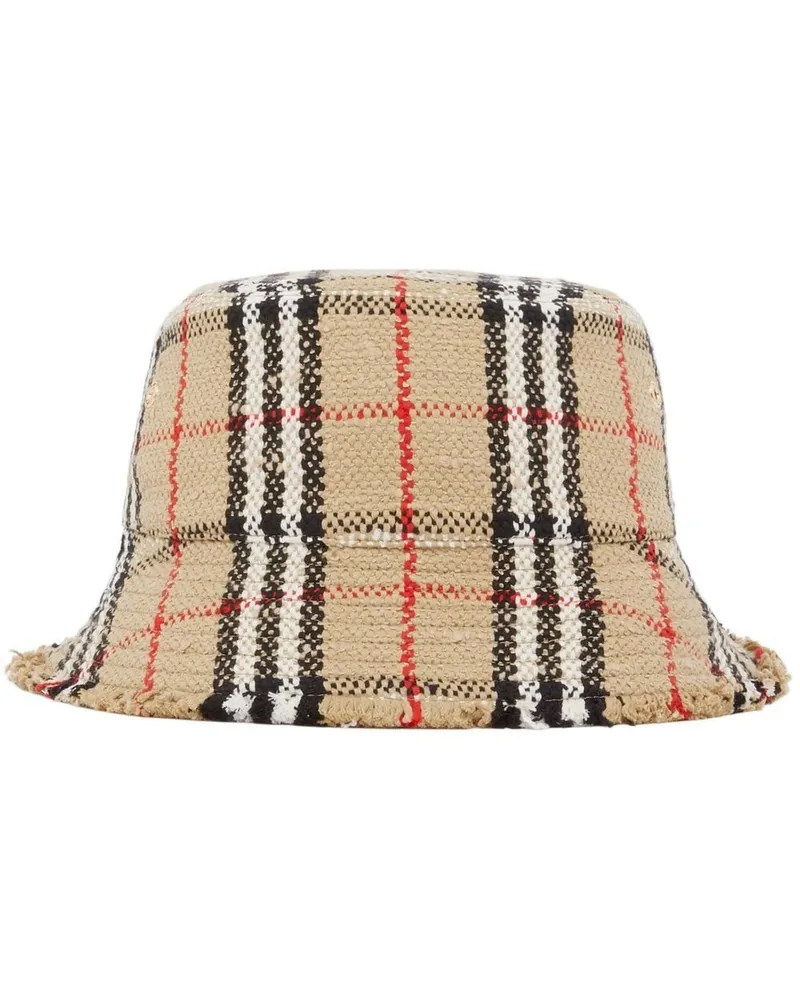 Burberry Fischerhut mit Vintage-Check - Braun Braun