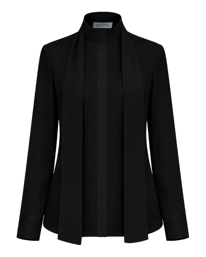 Gloria Coelho Klassisches Hemd - Schwarz Schwarz