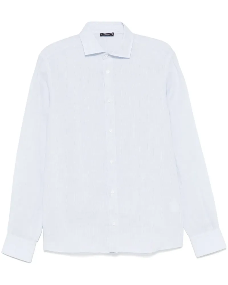 Peserico Gestreiftes Hemd - Blau Blau