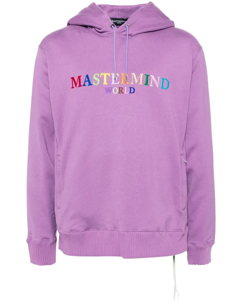 Mastermind World Hoodie mit Logo-Stickerei - Violett Violett