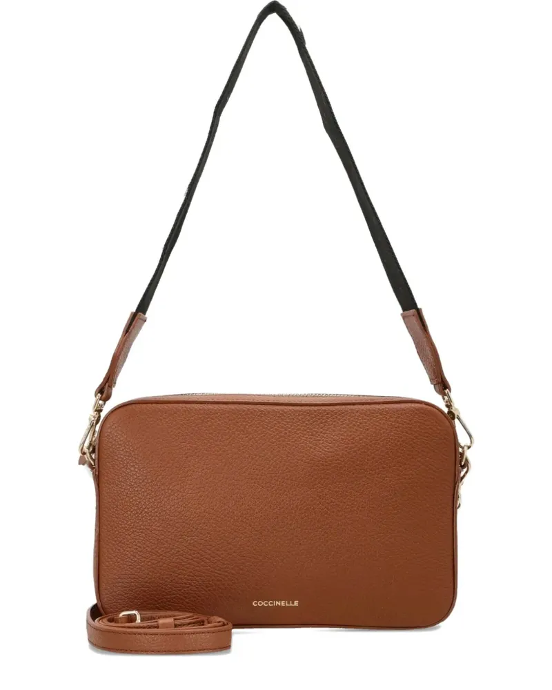 Coccinelle Schultertasche mit Reißverschluss - Braun Braun
