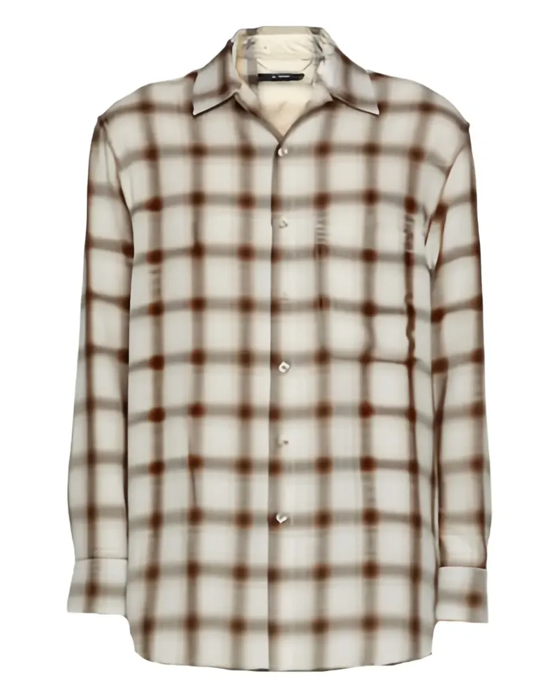 Song For The Mute Kariertes Hemd - Nude Nude