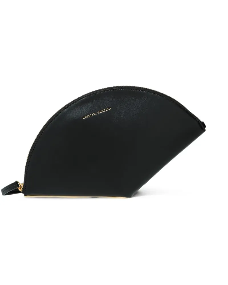 Carolina Herrera New York Consuelo Clutch aus Leder - Schwarz Schwarz