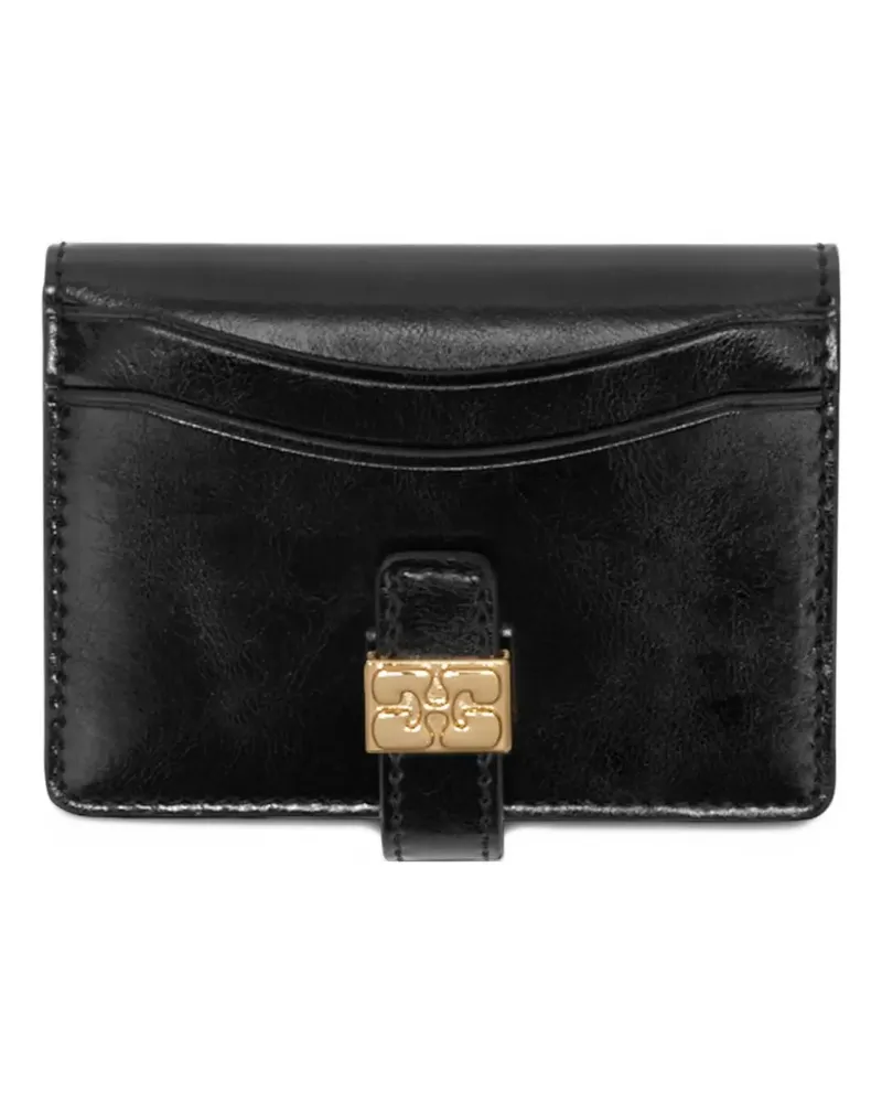 Ganni Portemonnaie mit Schnalle - Schwarz Schwarz