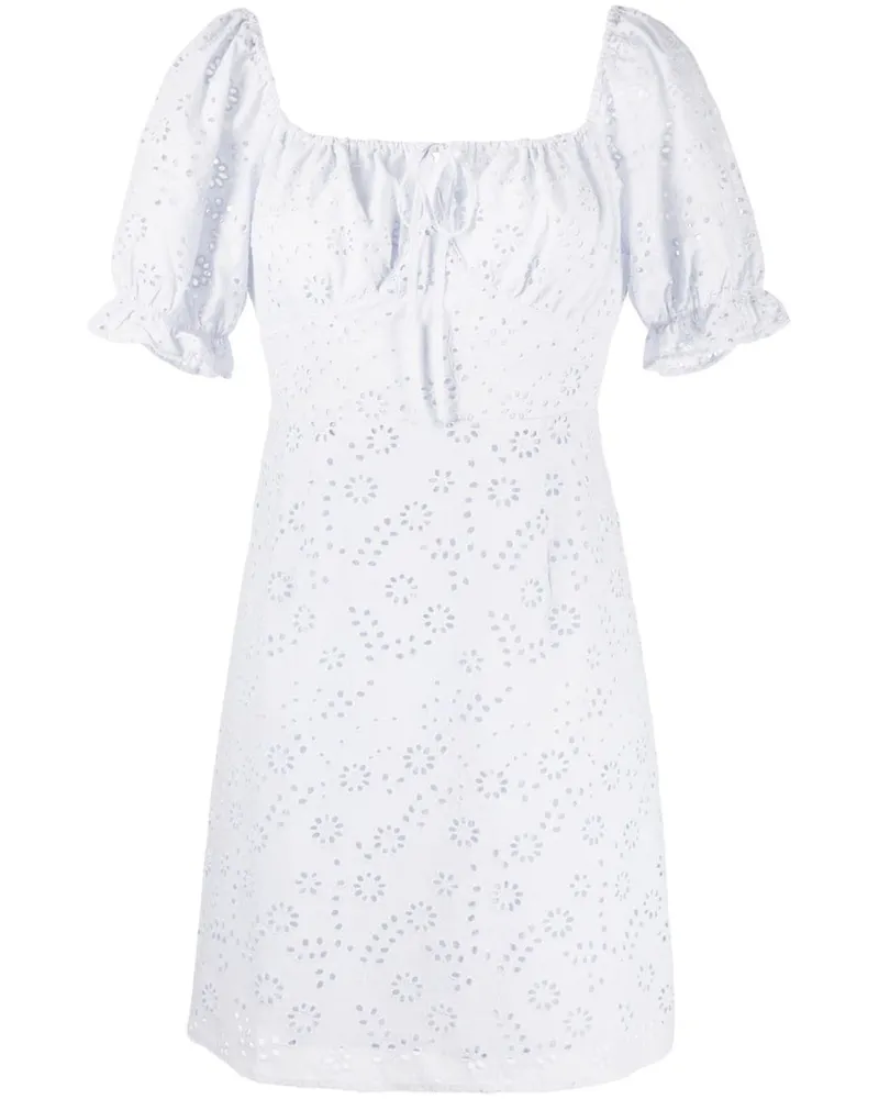 Tout a Coup Besticktes Hemdkleid - Violett Violett