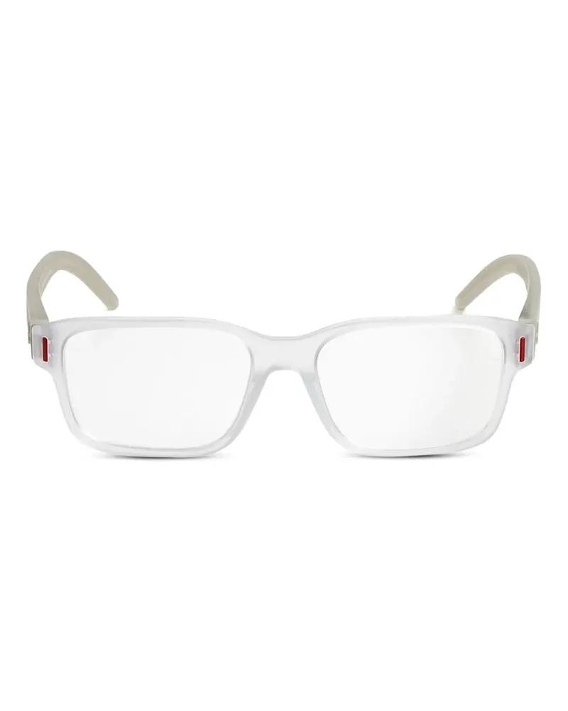 TAG Heuer Brille mit eckigem Gestell - Weiß Weiß